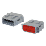 "Deutsch" Stecker Mini - 12 pol. DTM0612SA