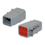 "Deutsch" Stecker Mini - 6 pol. DTM066S
