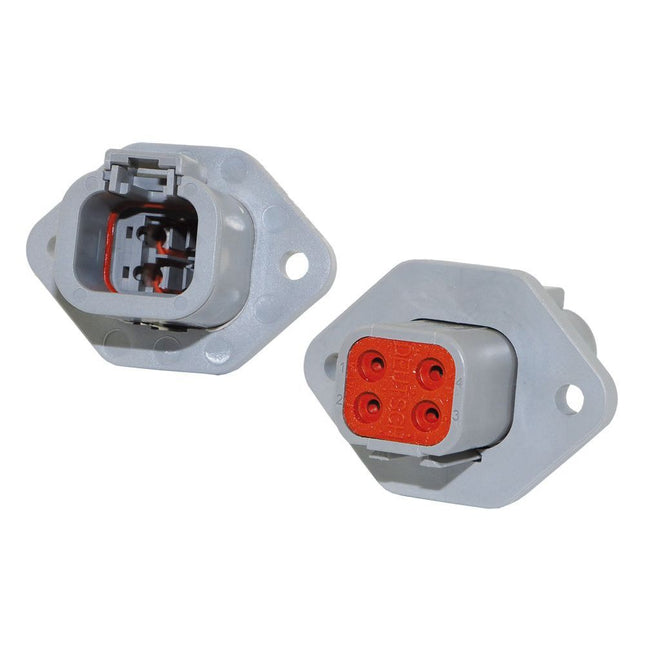 DTP "Deutsch" Einbau-Steckdose - 4 pol.