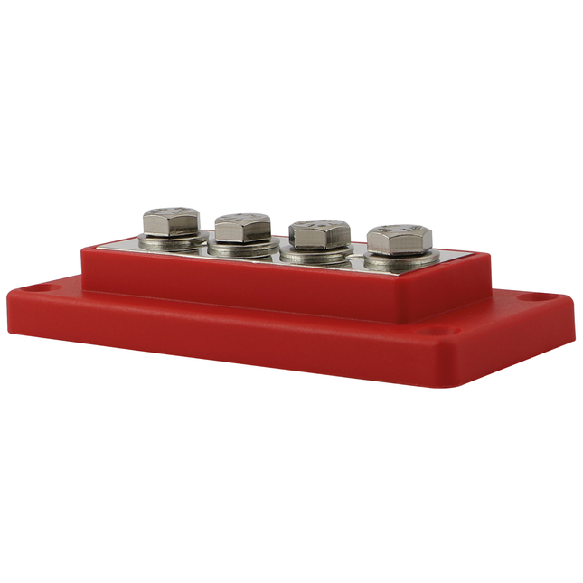 Stromverteiler 4-pol rot
