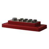 Stromverteiler 9-pol, rot E0841rt