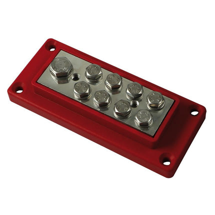 Stromverteiler 9-pol, rot