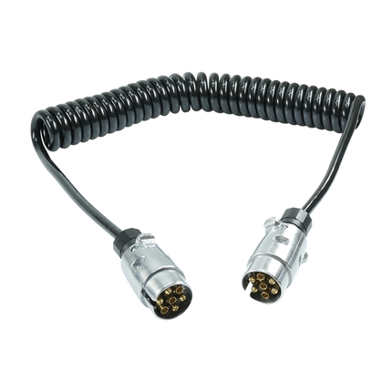 Spiral-Kabel mit Bosch-Stecker 7-pol / 3.5 m