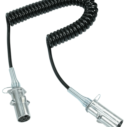 Spiral-Kabel EURO-N-Stecker 7-pol./4.5 m - 1 - Stück