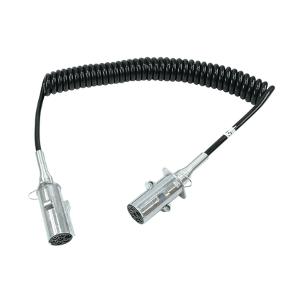 Spiral-Kabel EURO-S-Stecker 7-pol./ 4.5 m