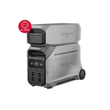EcoFlow Power Station Delta Pro 3 und Zusatzbatterie im Set mit EU-Stecker EFB/Delta3/Pro/Set/EU