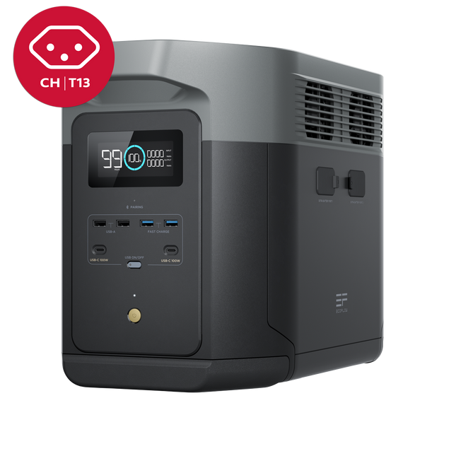EcoFlow Power Station Delta 2 Max 2’048 Wh EFDelta2/MAX - Hischier Auto AG