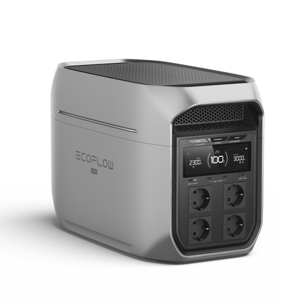 EcoFlow Power Station Delta 3 Max Plus 2’048 Wh - EU-Version mit Schuko Stecker - EFDELTA3/MAX/PLUS/EU - 1 - Stück EcoFlow