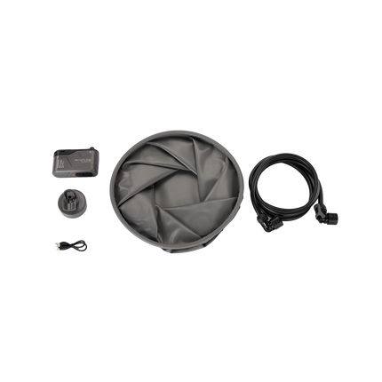 EcoFlow – mobiles Dusch-Kit mit Pumpe und faltbarem Wassereimer