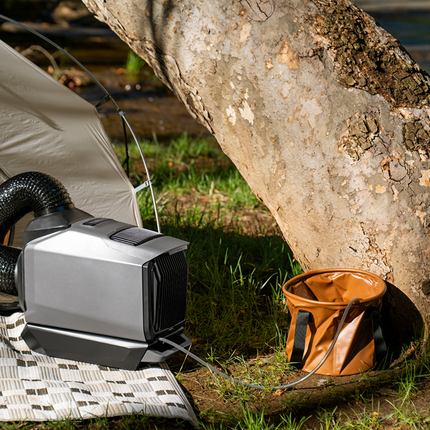 EcoFlow – mobiles Dusch-Kit mit Pumpe und faltbarem Wassereimer