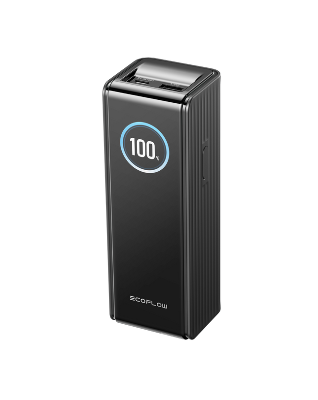 EcoFlow – RAPID-Powerbank mit 25’000 mAh, schwarz, exkl. Kabel