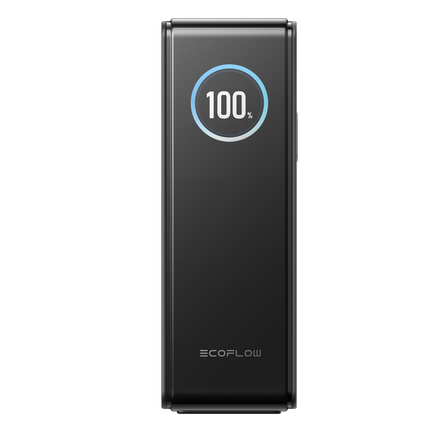 EcoFlow – RAPID-Powerbank mit 25’000 mAh, schwarz, exkl. Kabel