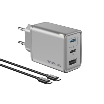 EcoFlow RAPID 65 W GaN Ladegerät – Kompaktes Multi-Port Ladegerät - Hischier Auto AG