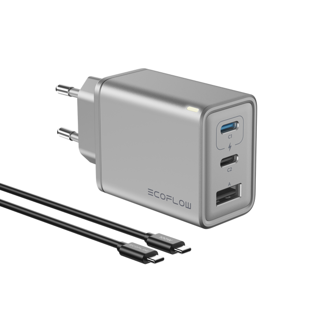 EcoFlow RAPID 65 W GaN Ladegerät – Kompaktes Multi-Port Ladegerät - Hischier Auto AG