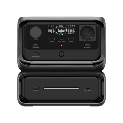 EcoFlow Power Station River 3 Max, 572 Wh USV 10 ms, EU Version EFRiver3/Max/EU - Hischier Auto AG