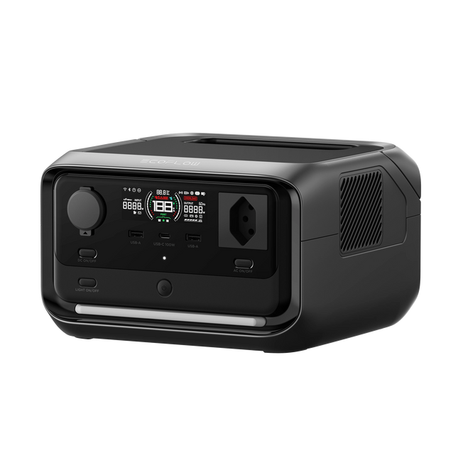 EcoFlow Power Station River 3 Plus, 286 Wh USV 10 ms - EFRiver3/Plus - 1 - Stück EcoFlow