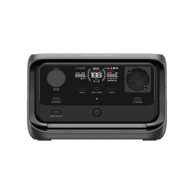 EcoFlow Power Station River 3 Plus, 286 Wh USV 10 ms, EU Version EFRiver3/Plus/EU - Hischier Auto AG