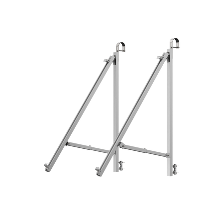 Solarhalterung für verschiedene Balkongeländer