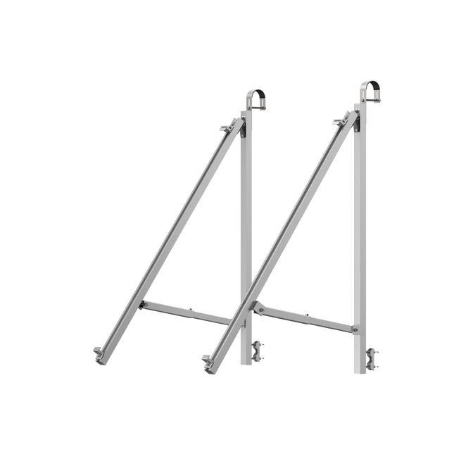 Solarhalterung für verschiedene Balkongeländer