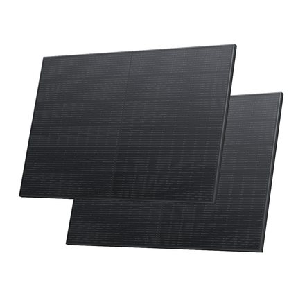 2 Stk. EcoFlow - Mono-Solarpanel 400 W EFSolar/400W/R - Hischier Auto AG