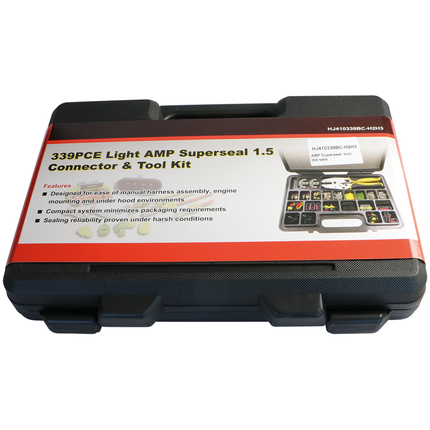 Sortiment AMP Superseal mit Presszange