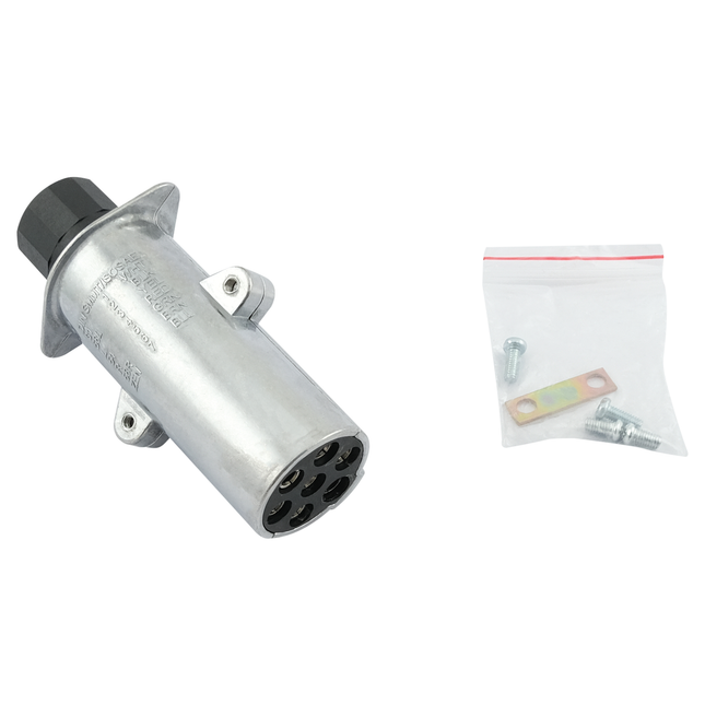 EURO-N Stecker 7-pol. 24 V aus Alu