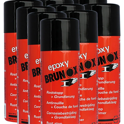 12 x Brunox EPOXY Spray 400ml Rostumwandler Brunox