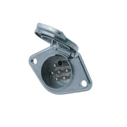 EURO-S Steckdose 7-pol. 24 V Alu