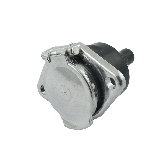 EURO-S Steckdose 7-pol. 24 V Alu ES039