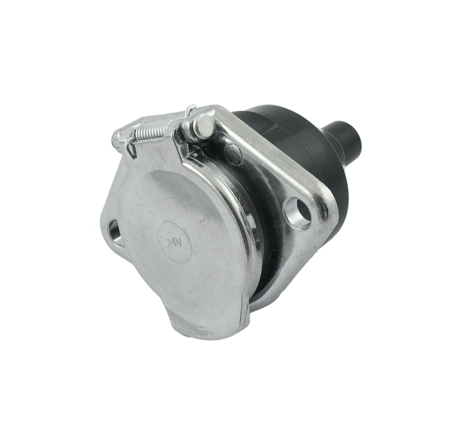EURO-S Steckdose 7-pol. 24 V Alu - 1 - Stück