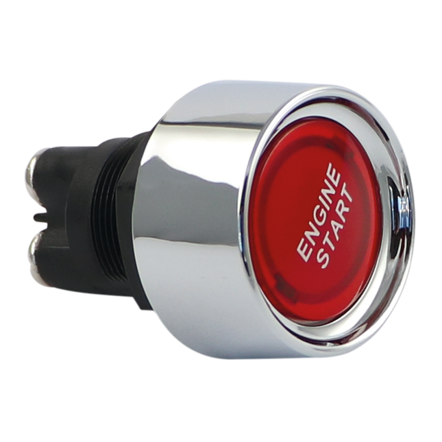 ENGINE START Drucktaster chrom ø34mm