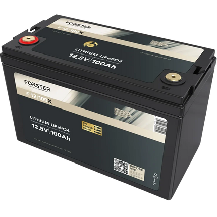 Forster LiFePO4 Lithium-Batterie 12 V 100 Ah High Power - F12/100XB - 1 - Stück