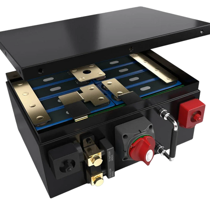 Forster LiFePO4 Lithium - Premium - Batterie 12 V 320 Ah, 4'096 Wh für Untersitzmontage mit Bluetooth Forster