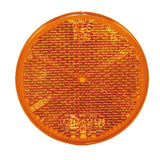 Rückstrahler gelb ø 60mm ohne Loch FI61O