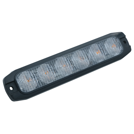 911 Signal LED-Blitzleuchte FIN6, blau/gelb, ECE-R65, 12 / 24 V - FIN6/gebl - 1 - Stück 911 Signal