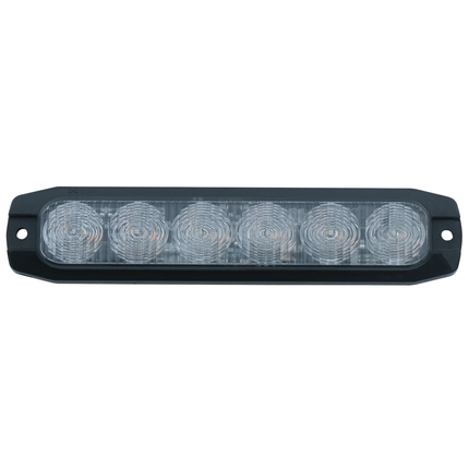 911 Signal LED-Blitzleuchte FIN6, blau/gelb, ECE-R65, 12 / 24 V - FIN6/gebl - 1 - Stück 911 Signal