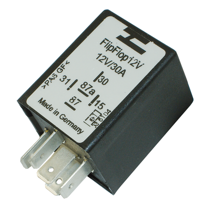 Flip-Flop-Schritt-Relais 12V 30/20Amp.