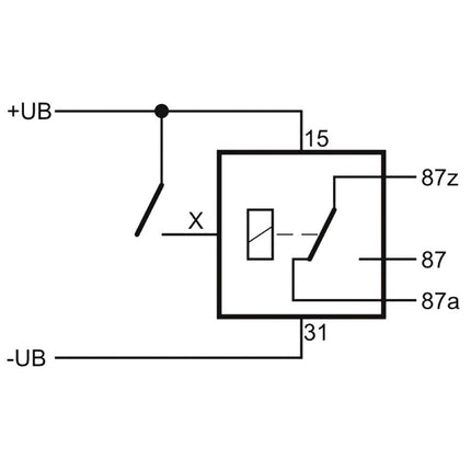 Flip-Flop-Schritt-Relais 12 V 10/15 A