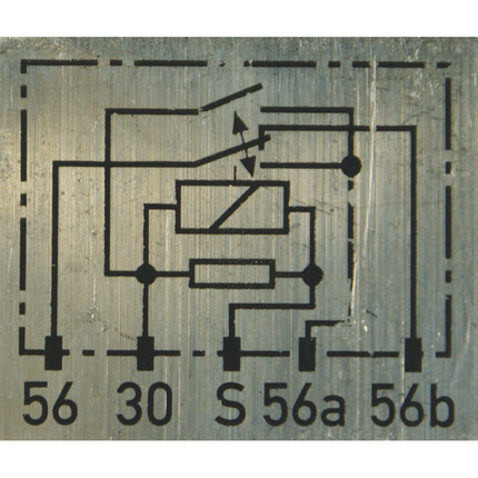 Flip-Flop-Schritt-Relais 12 V 2 x 150 W