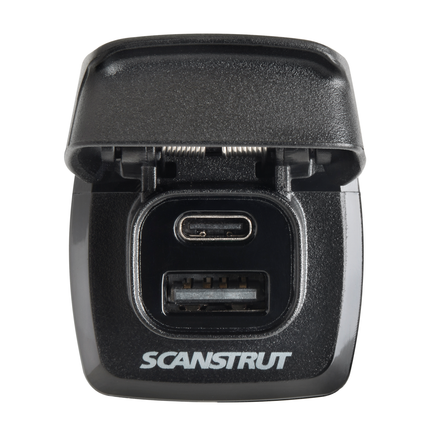 Einbausteckdose - 1 x USB-A und 1 x USB-C FlipPro - Hischier Auto AG