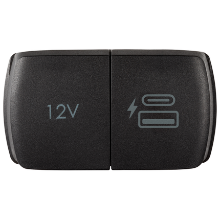 Einbausteckdose - Powerdose plus 1 x USB-A/-C FlipProDuo - Hischier Auto AG