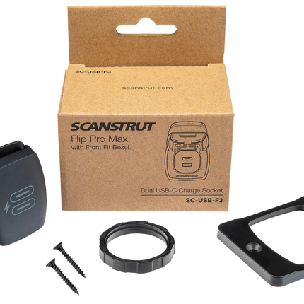 Einbausteckdose - 2 x USB-C Scanstrut