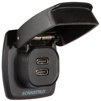 Einbausteckdose - 2 x USB-C Scanstrut