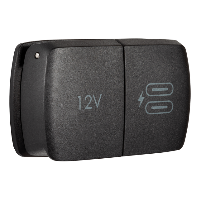 Einbausteckdose - Powerdose plus 2 x USB-C FlipProMulti - Hischier Auto AG