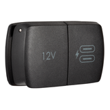 Einbausteckdose - Powerdose plus 2 x USB-C FlipProMulti