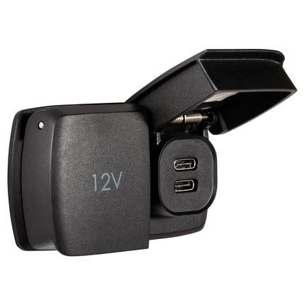 Einbausteckdose - Powerdose plus 2 x USB-C FlipProMulti - Hischier Auto AG