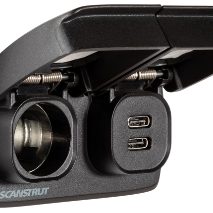 Einbau-Powersteckdose plus 2 x USB-C Scanstrut