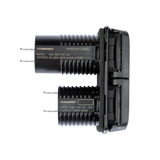Einbausteckdose - Powerdose plus 2 x USB-C FlipProMulti