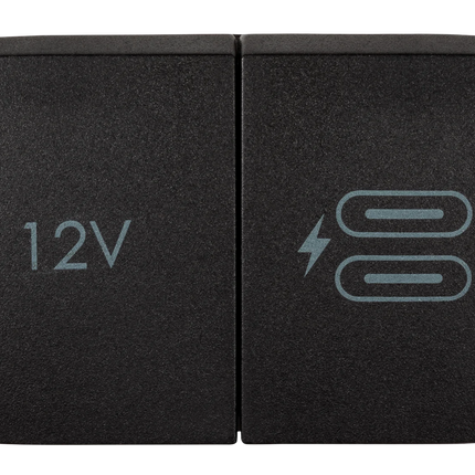 Einbau-Powersteckdose plus 2 x USB-C Scanstrut
