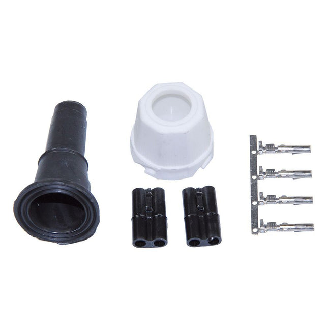 Stecker-Set 2+2-pol weiss zu Ajba/Radex